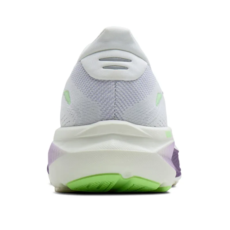 Brooks Women's Ghost 18 White/Purple Hebe/Green-4