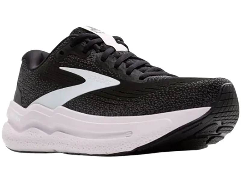 Brooks Women's Ghost Max 2 Black/White/Orchid Ice-2