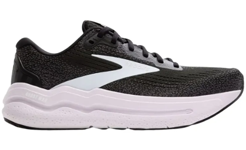 Brooks Women's Ghost Max 2 Black/White/Orchid Ice