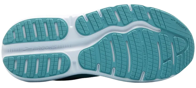 Brooks Women's Ghost Max 2 WIDE Storm Blue/Pink/Aqua-6