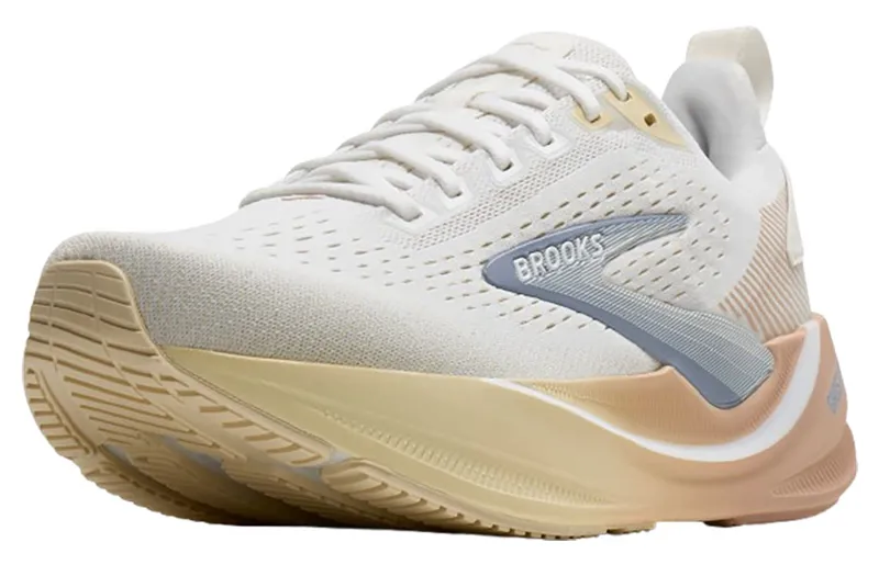 Brooks Women's Ghost Max 4 White/Rose/Rutabaga-5