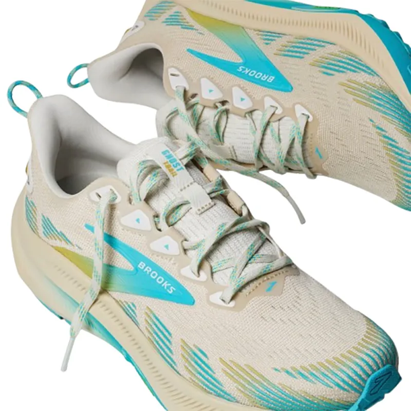Brooks Women's Ghost Trail Sand/Star White/Golden Hour-5