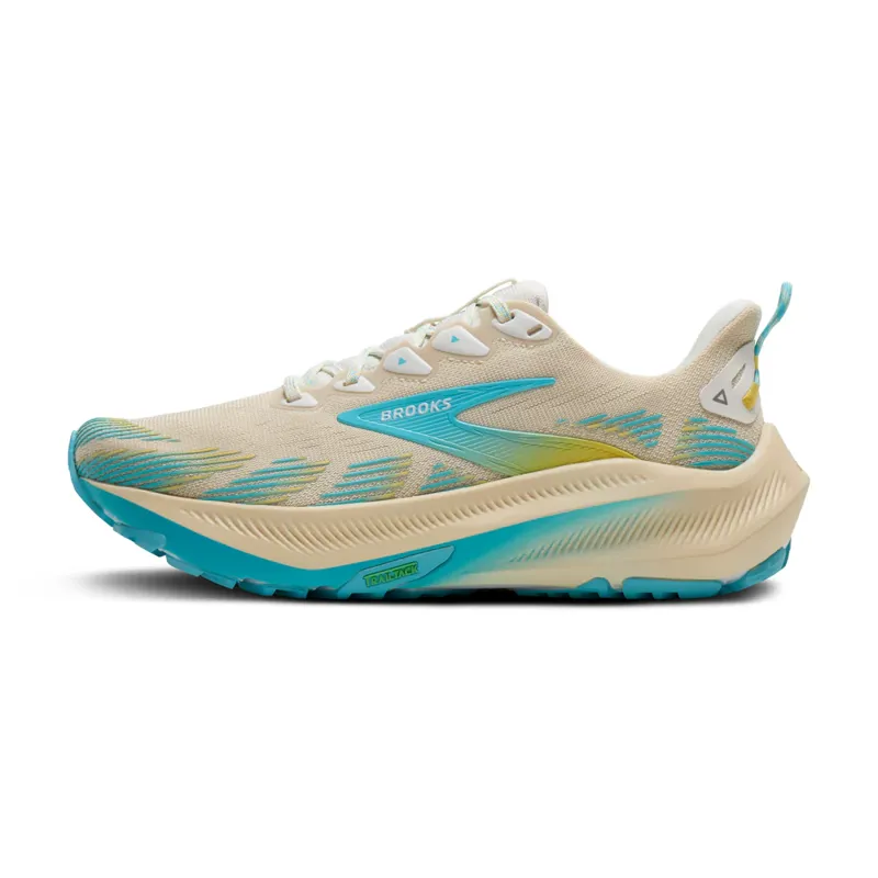 Brooks Women's Ghost Trail Sand/Star White/Golden Hour-1