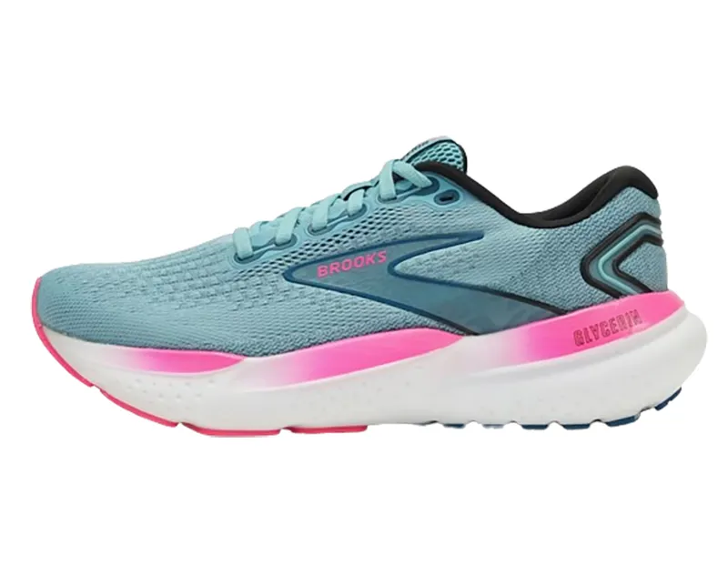 Brooks Women's Glycerin 21 Moroccan Blue/Aqua/Pink Sunburst/Nasturtium/Purple-1
