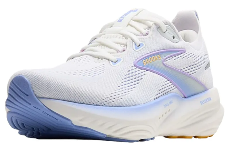 Brooks Women's Glycerin 22 White/Blue Heron/Apricot-4