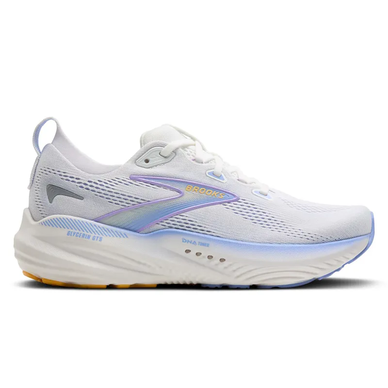 Brooks Women's Glycerin 22 White/Blue Heron/Apricot