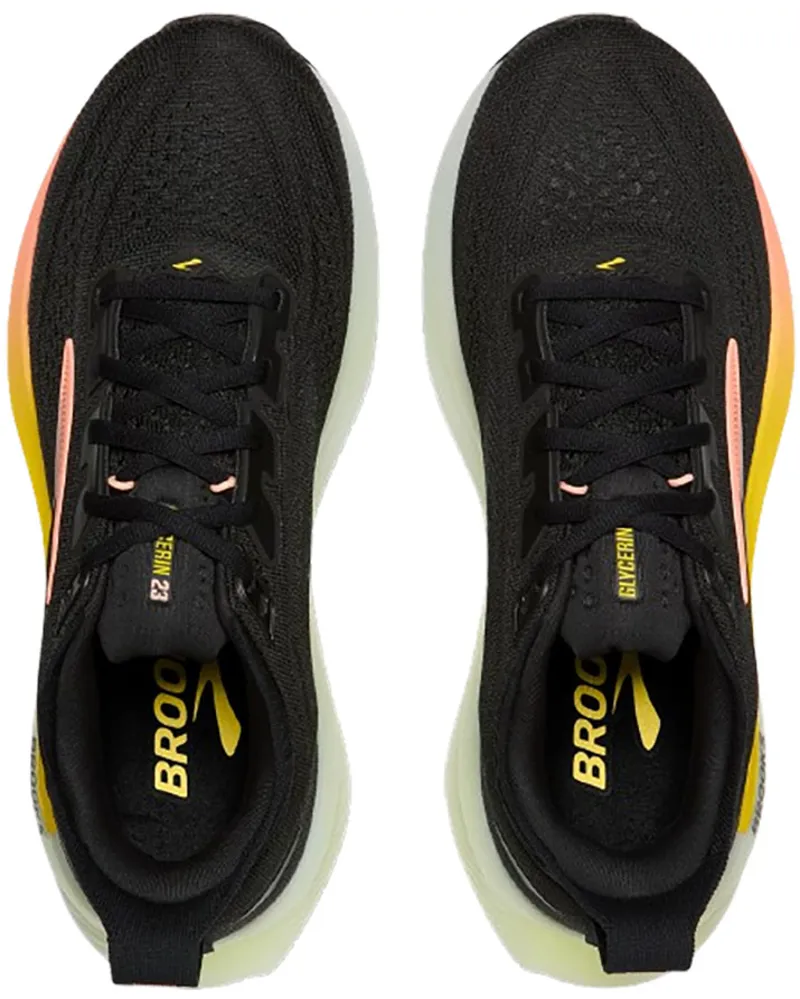 Brooks Women's Glycerin 23 Black/Peach/Nightlife-6