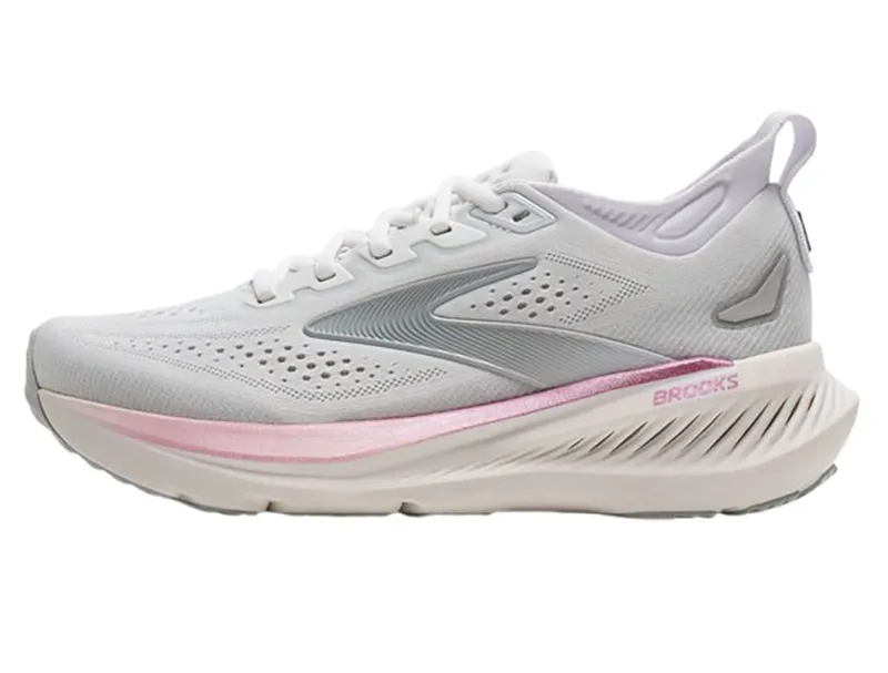 Brooks Women's Glycerin 23 White/Harbor Mist/Metallic-1