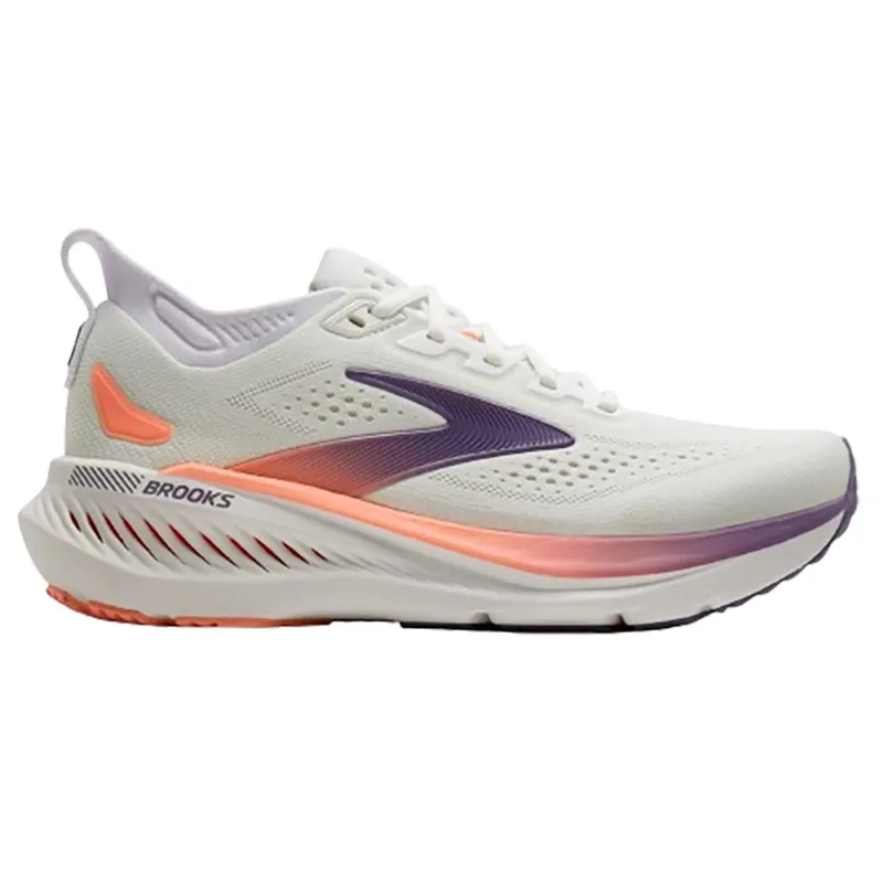 Brooks Women's Glycerin 23 White/Mulled Grape/Clear