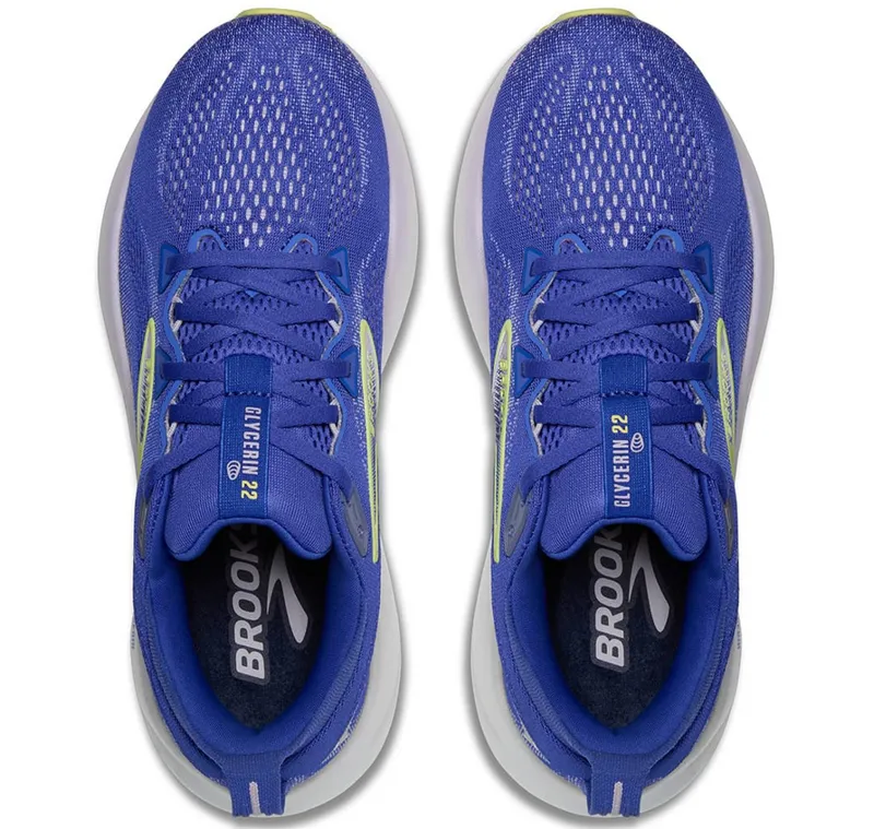Brooks Women's Glycerin GTS 22 Amparo Blue/Hyper Iris/Yellow-5