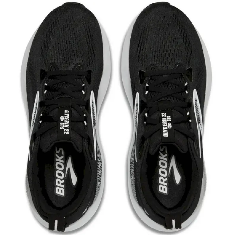 Brooks Women's Glycerin GTS 22 Black/Grey/White-4