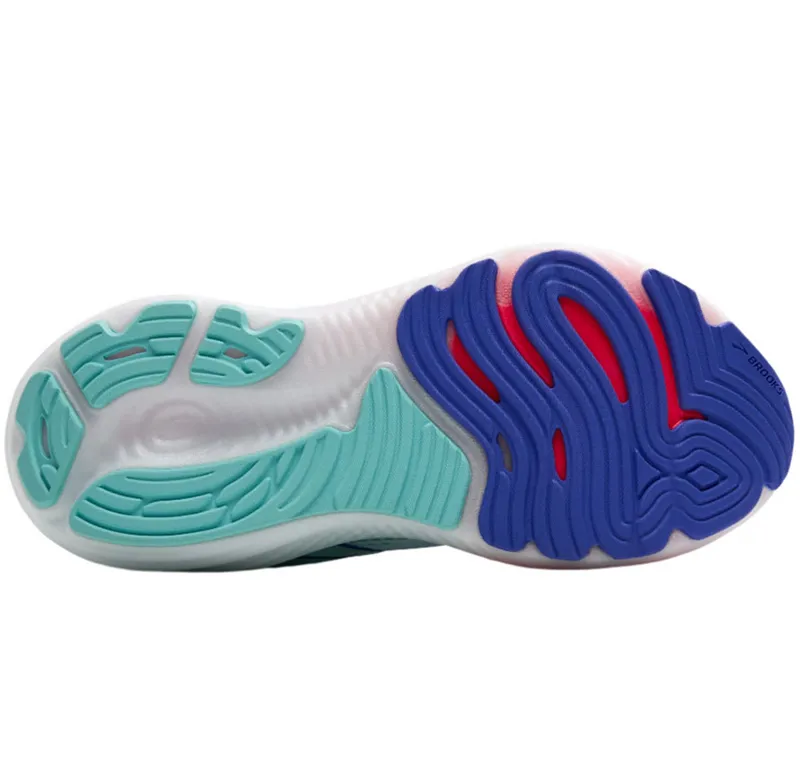 Brooks Women's Glycerin GTS 22 White/Limpet Shell/Amparo Blue-6