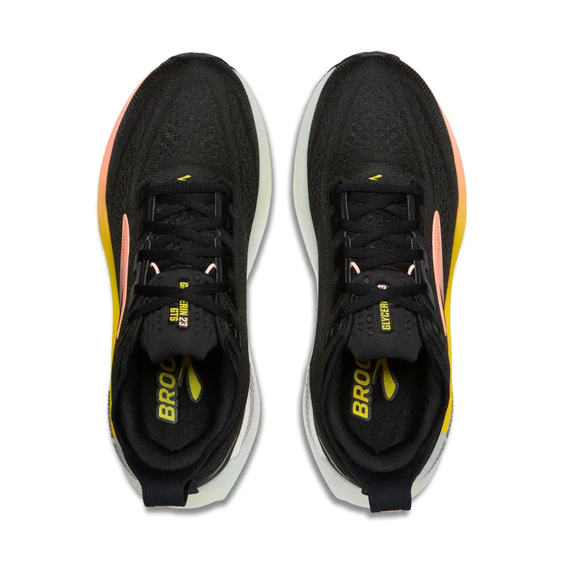 Brooks Women's Glycerin GTS 23 Black/Peach/Nightlife-6