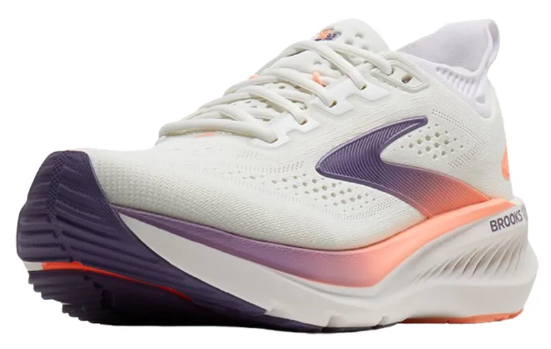 Brooks Women's Glycerin GTS 23 White/Mulled Grape/Clear-4