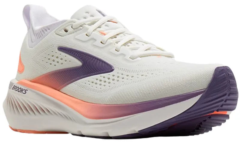 Brooks Women's Glycerin GTS 23 White/Mulled Grape/Clear-3