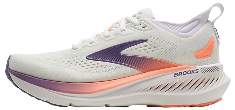 Brooks Women's Glycerin GTS 23 White/Mulled Grape/Clear-1