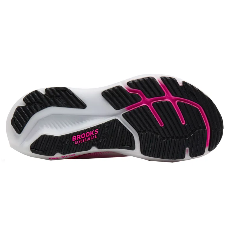 Brooks Women's Glycerin GTS 23 White/Phantom/Cyber Pink-7