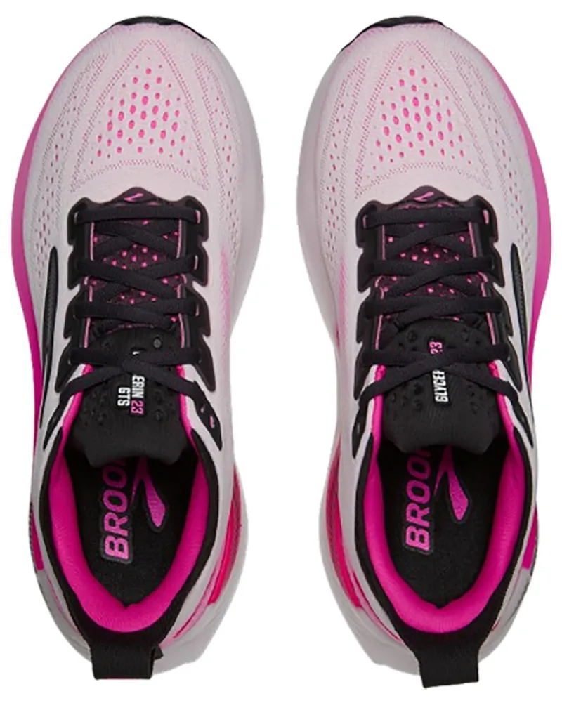 Brooks Women's Glycerin 23 White/Phantom/Cyber Pink-5