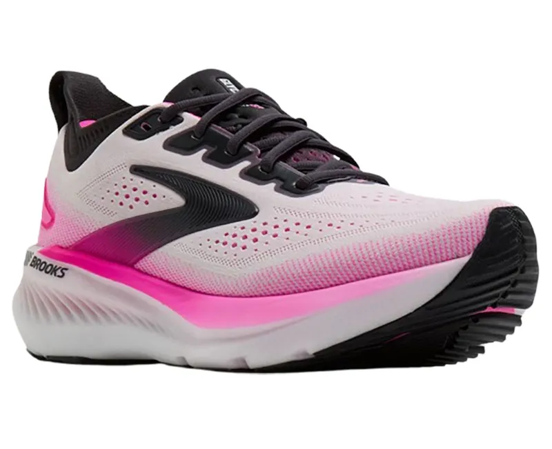 Brooks Women's Glycerin 23 White/Phantom/Cyber Pink-2