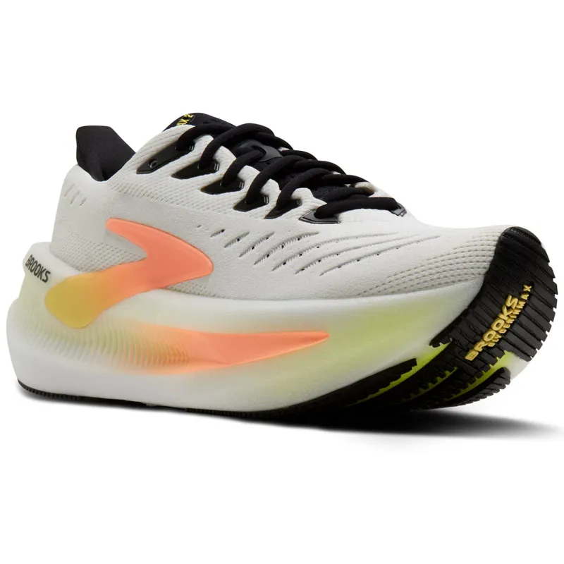 Brooks Women's Glycerin Max 2 White/Cyber Yellow/Nightlife-2