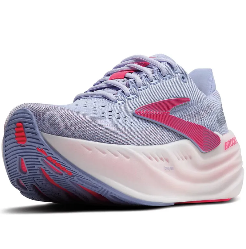 Brooks Women's Glycerin Max Blue Heron/Diva Pink/White-3
