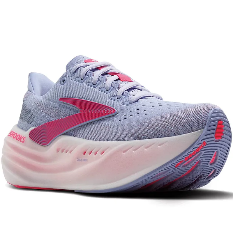 Brooks Women's Glycerin Max Blue Heron/Diva Pink/White-2