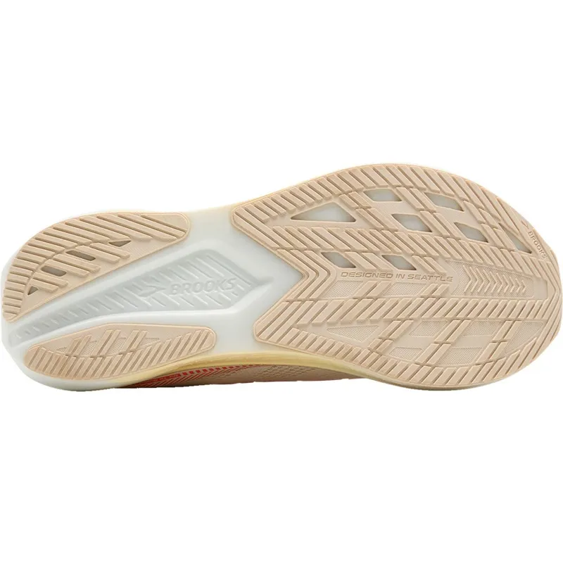 Brooks Women's Hyperion GTS 2 White/Peach/Coral-6