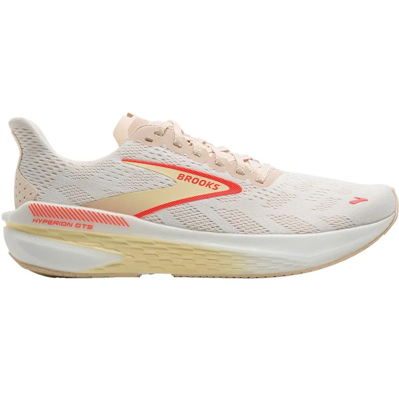 Brooks Women's Hyperion GTS 2 White/Peach/Coral