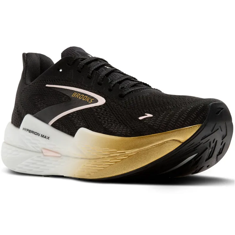 Brooks Women's Hyperion Max 2 Black/Gold/Pink-2