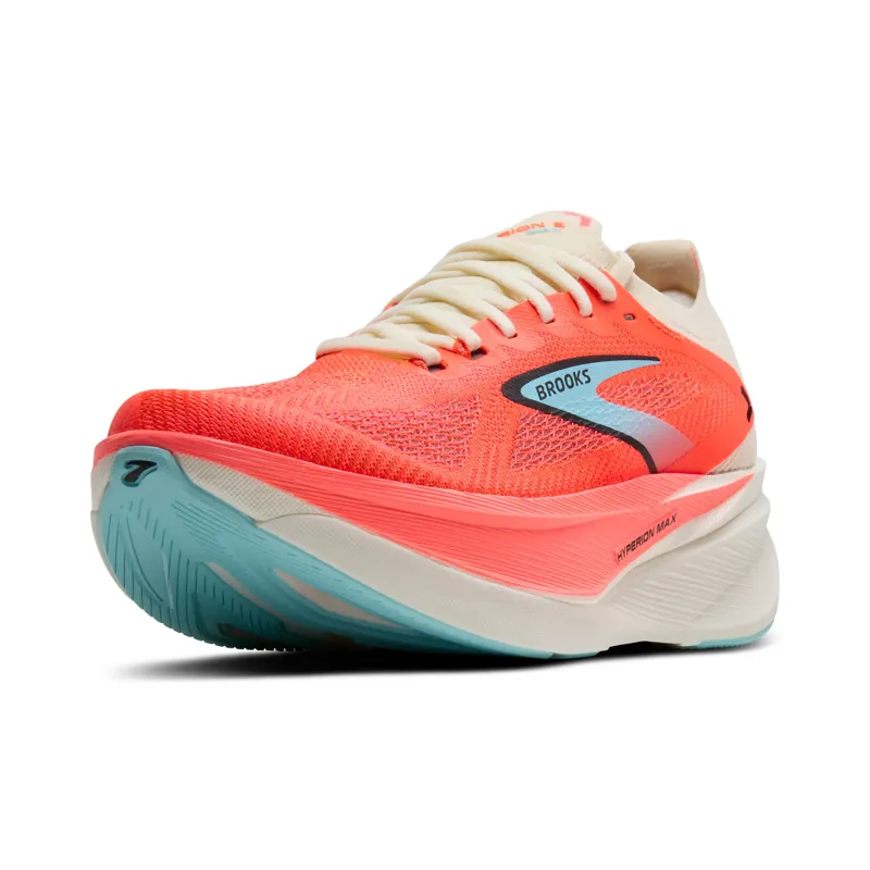 Brooks Women's Hyperion Max 3 Coconut/Fiery Coral/Atomizer-4