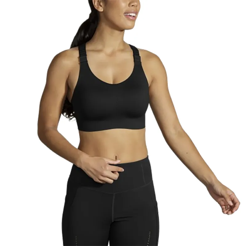 Brooks Women's Racerback 2.0 Sports Bra Black-3