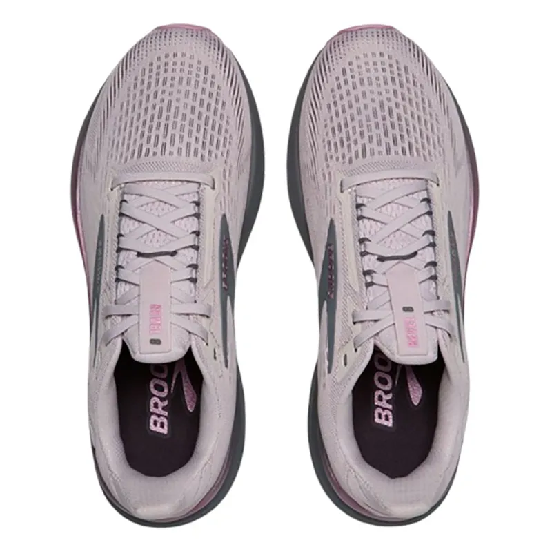 Brooks Women's Revel 8 Wide Mauve/Ebony/Pink-5