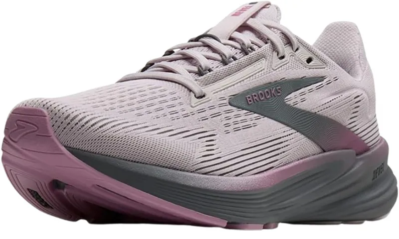 Brooks Women's Revel 8 Wide Mauve/Ebony/Pink-3