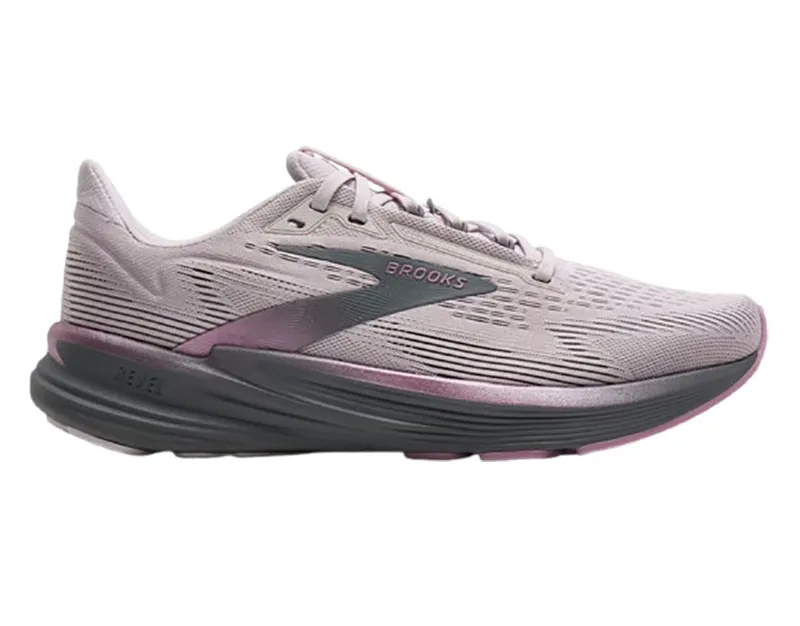 Brooks Women's Revel 8 Wide Mauve/Ebony/Pink