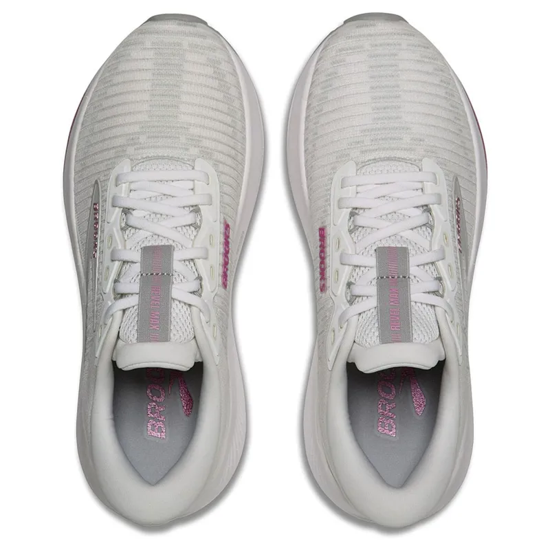 Brooks Women's Revel Max White/Harbor Mist/Metallic-5