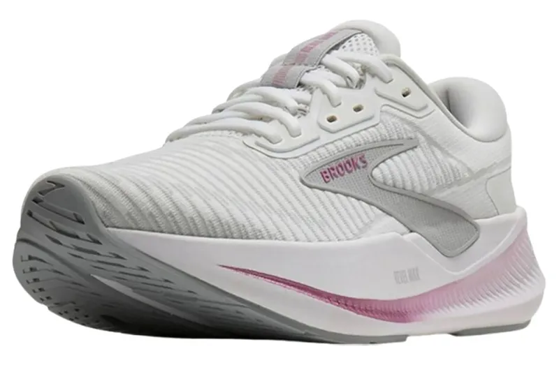 Brooks Women's Revel Max White/Harbor Mist/Metallic-3
