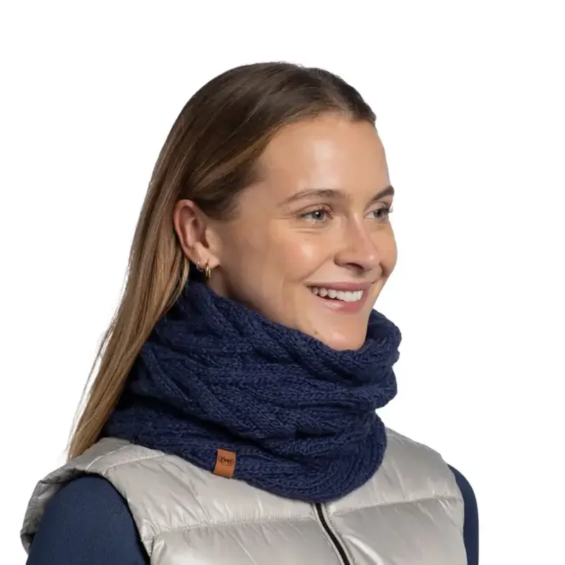 Buff Knitted and Polar Neck Warmer Caryn Midnight-3