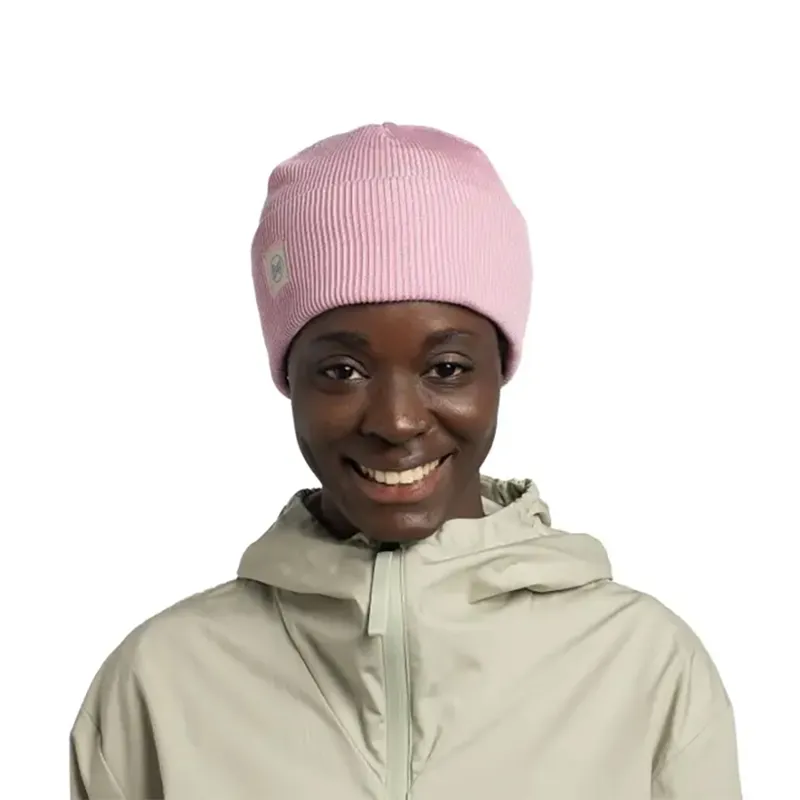 Buff CrossKnit Beanie Solid Camelia-2