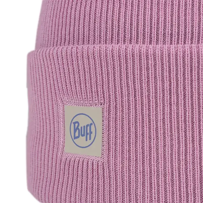 Buff CrossKnit Beanie Solid Camelia-1