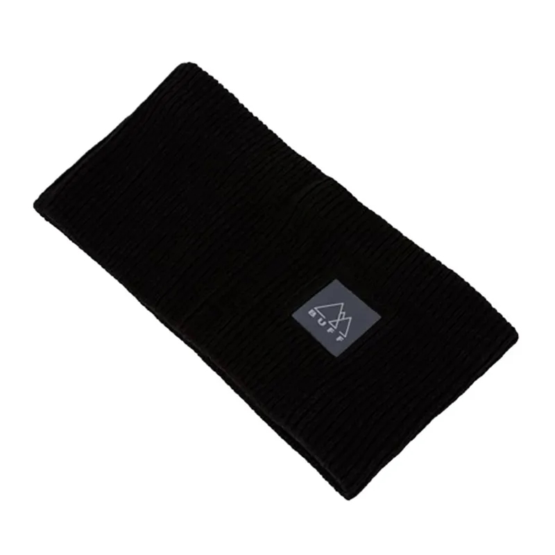 Buff CrossKnit Headband Solid Black-2