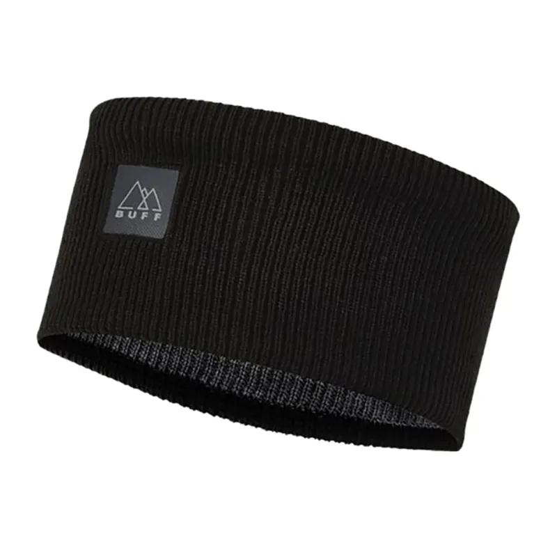 Buff CrossKnit Headband Solid Black