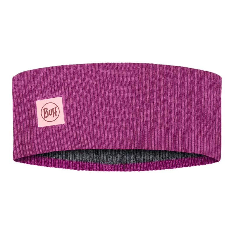 Buff CrossKnit Headband Solid Orchid