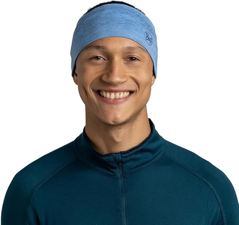 Buff DryFlx Headband Solid Washed Blue-1