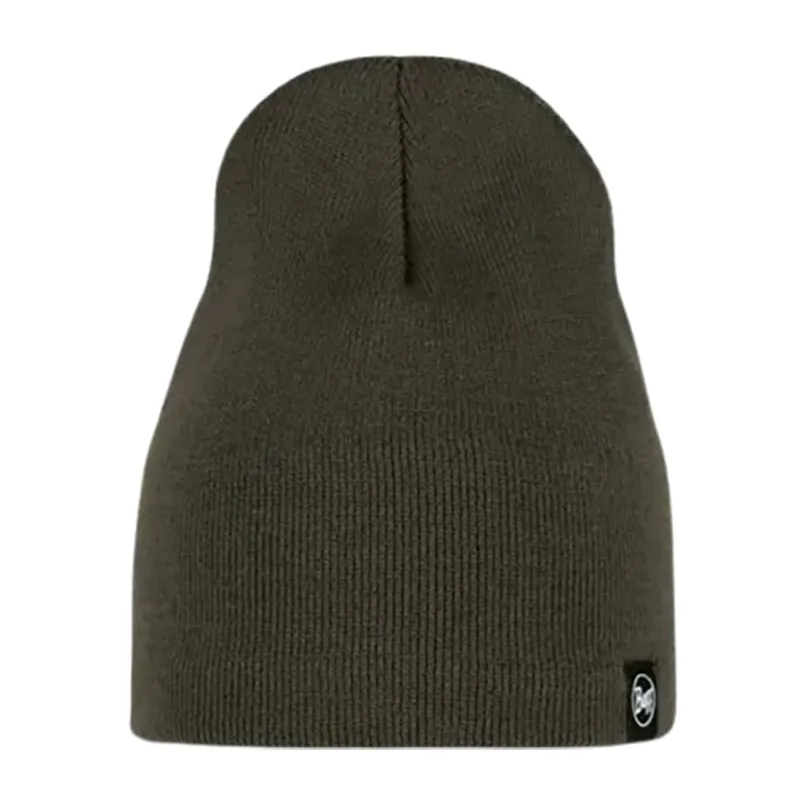 Buff Knitted and Polar Beanie Lilon Short Beetle Green