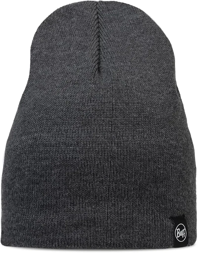 Buff Knitted and Polar Beanie Lilon Short Grey Heather