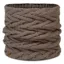 Buff Knitted and Polar Neck Warmer Caryn Cobblestone
