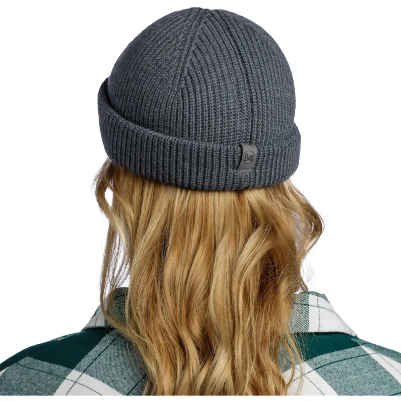 Buff Knitted Beanie Ervin Graphite-4