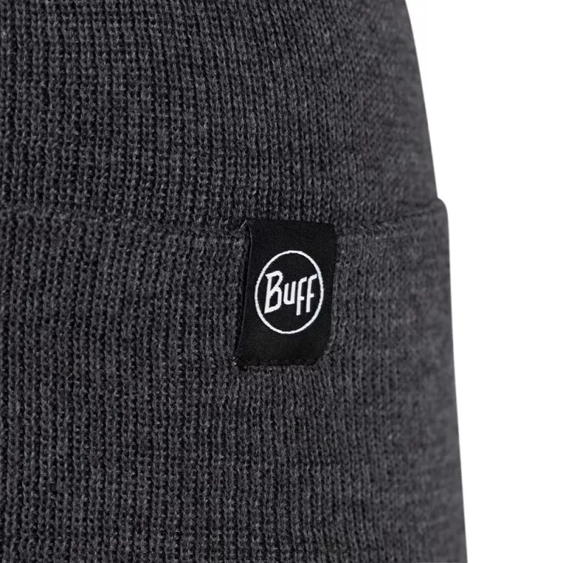 Buff Knitted Beanie Lilon Grey Heather-1