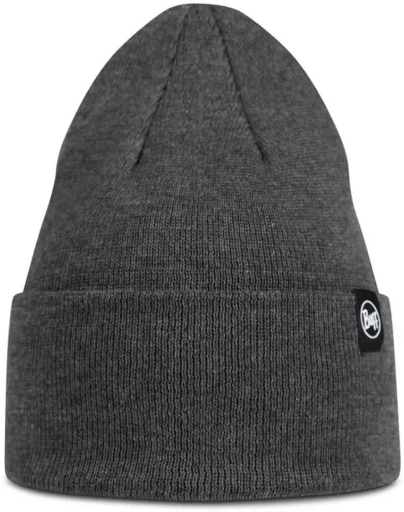 Buff Knitted Beanie Lilon Grey Heather