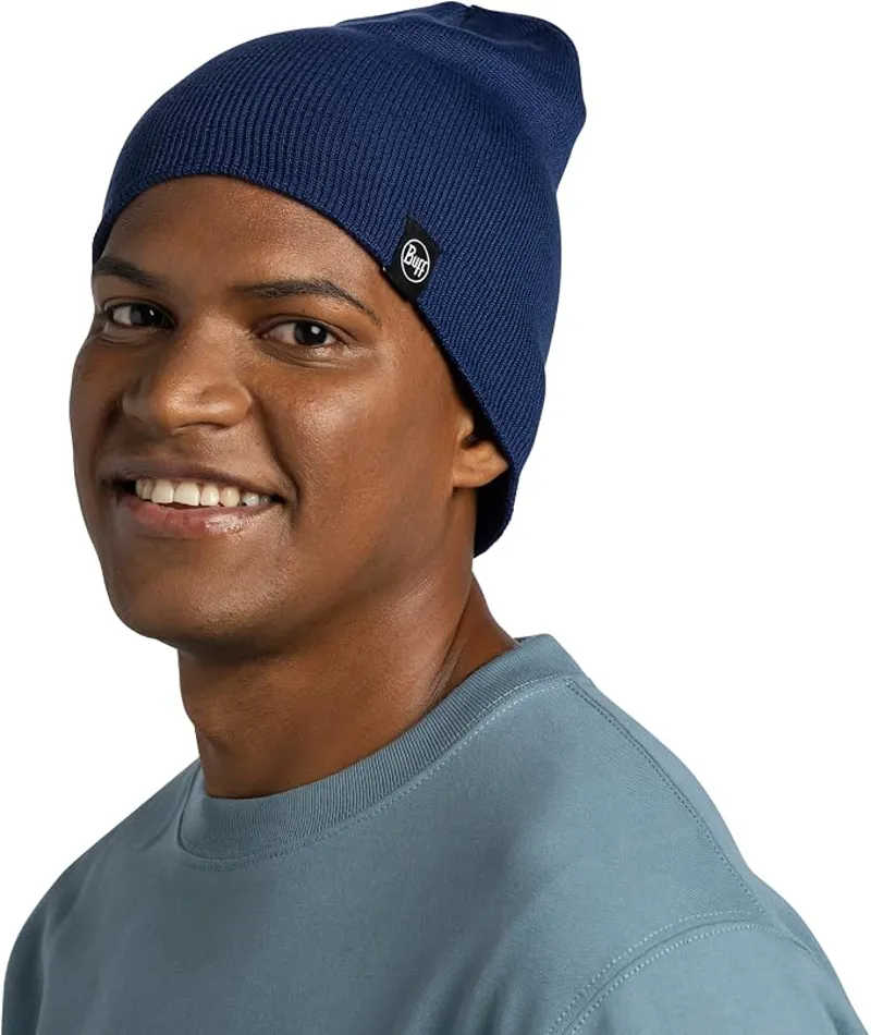 Buff Knitted Beanie Lilon Long Midnight-3